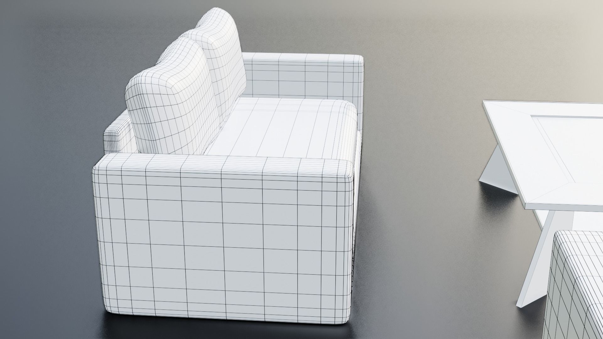 Furniture Pack Low-poly 3D model_29