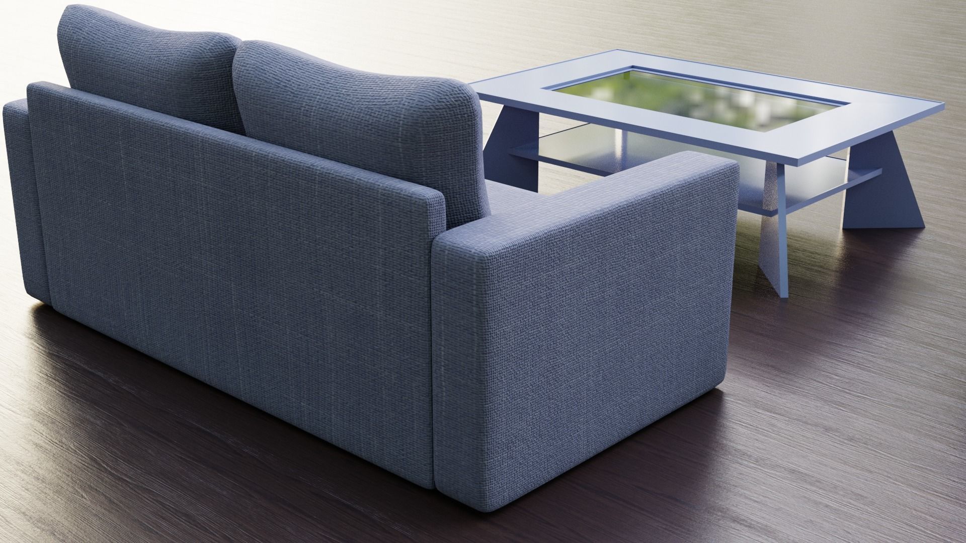 Furniture Pack Low-poly 3D model_2