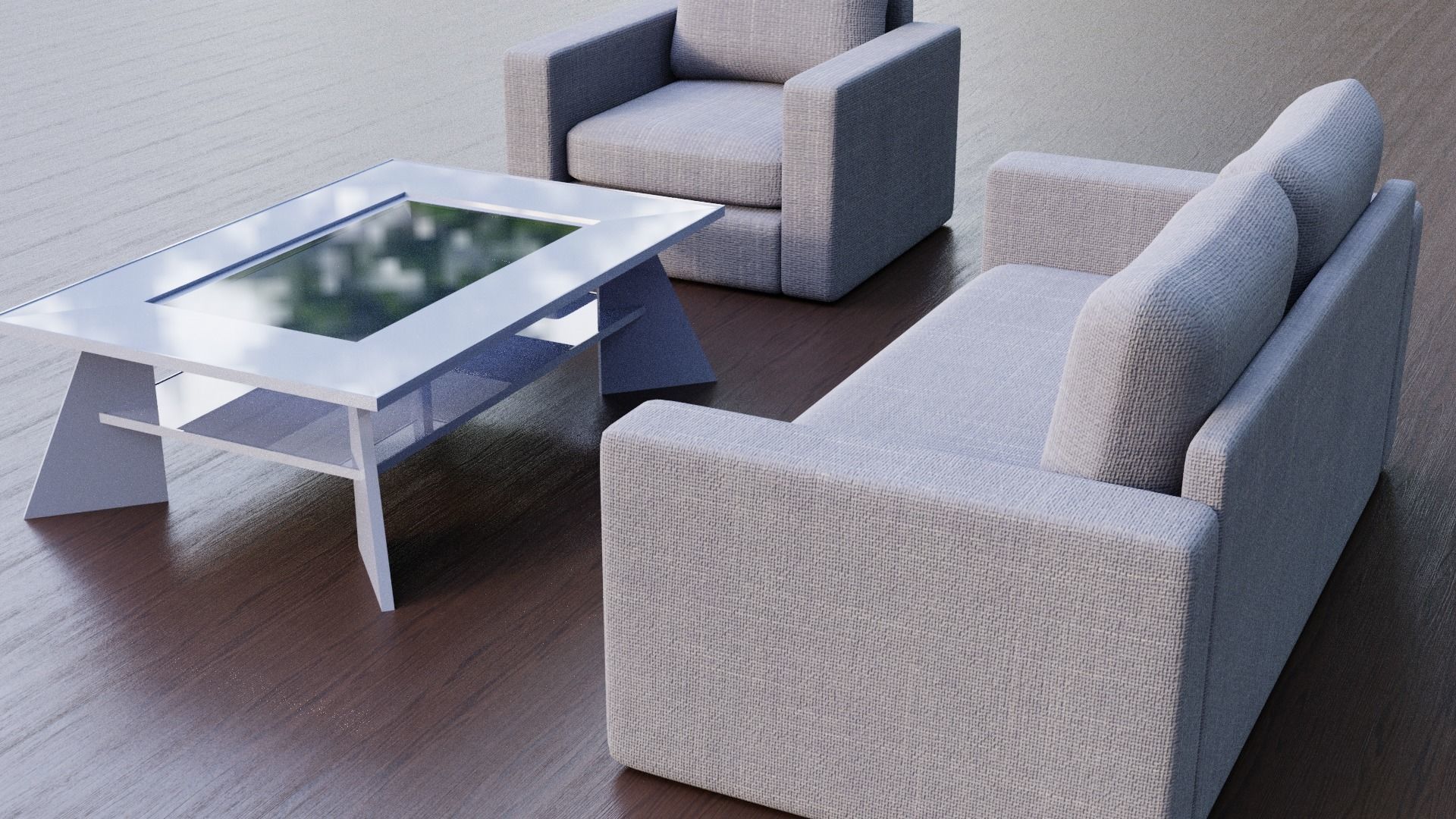 Furniture Pack Low-poly 3D model_1