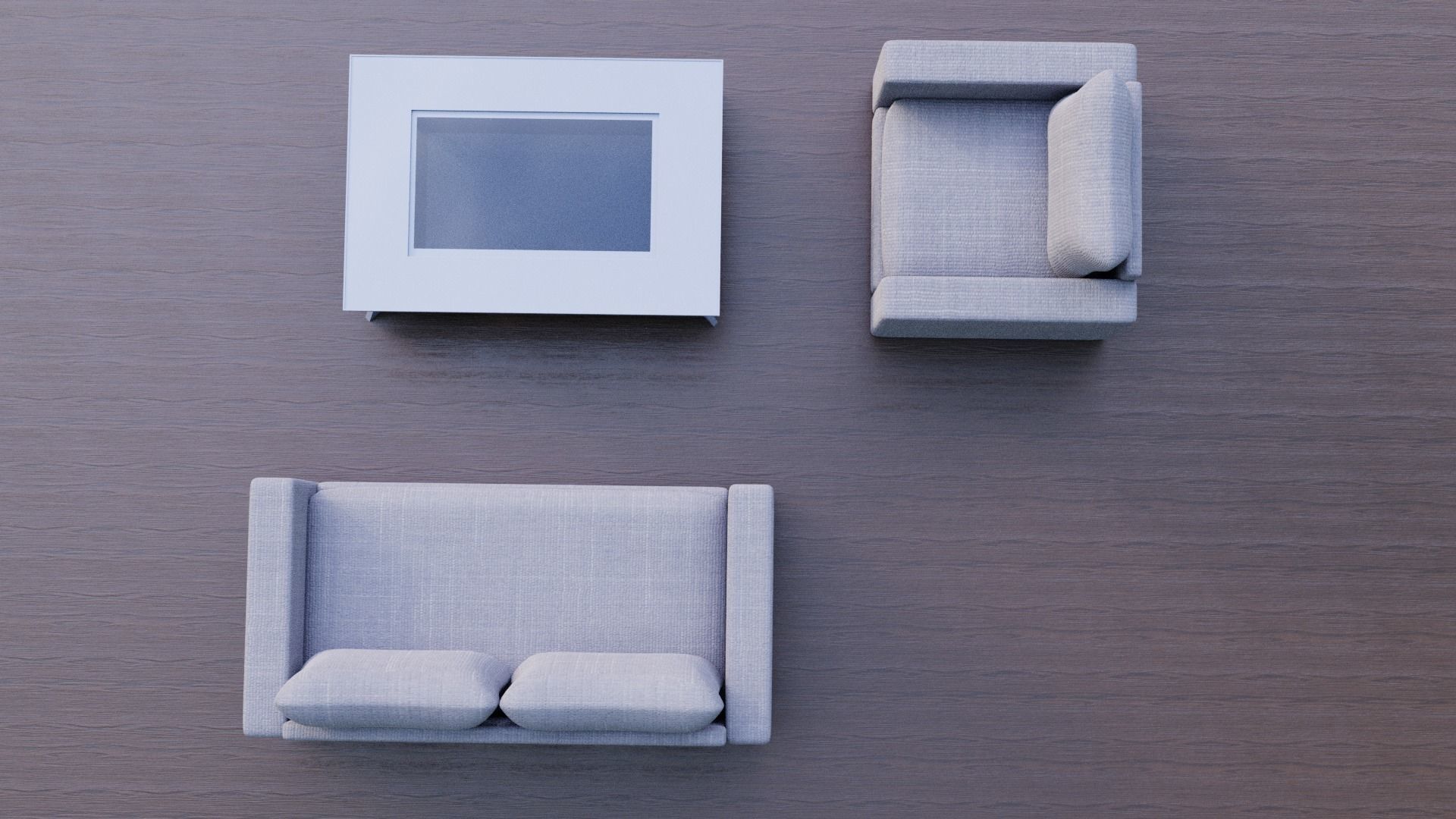 Furniture Pack Low-poly 3D model_26