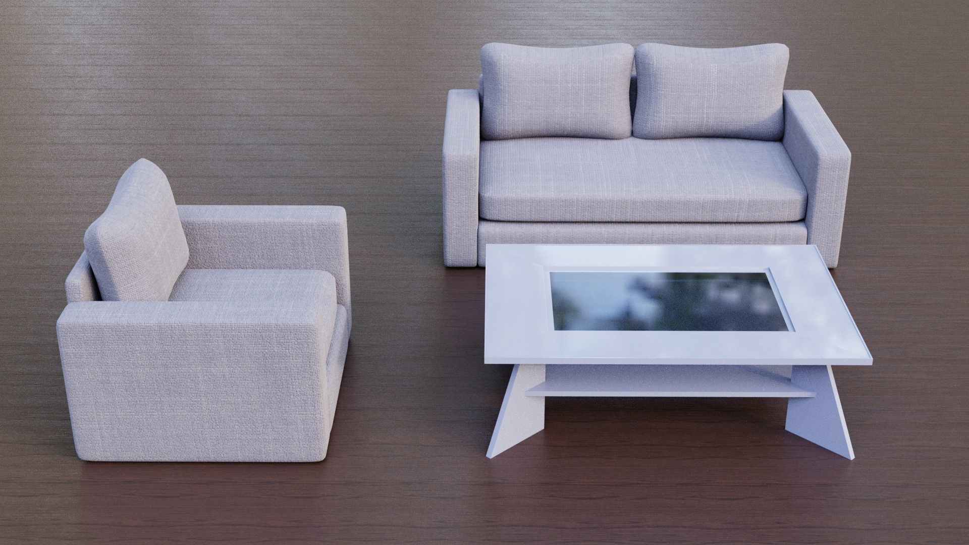 Furniture Pack Low-poly 3D model_23