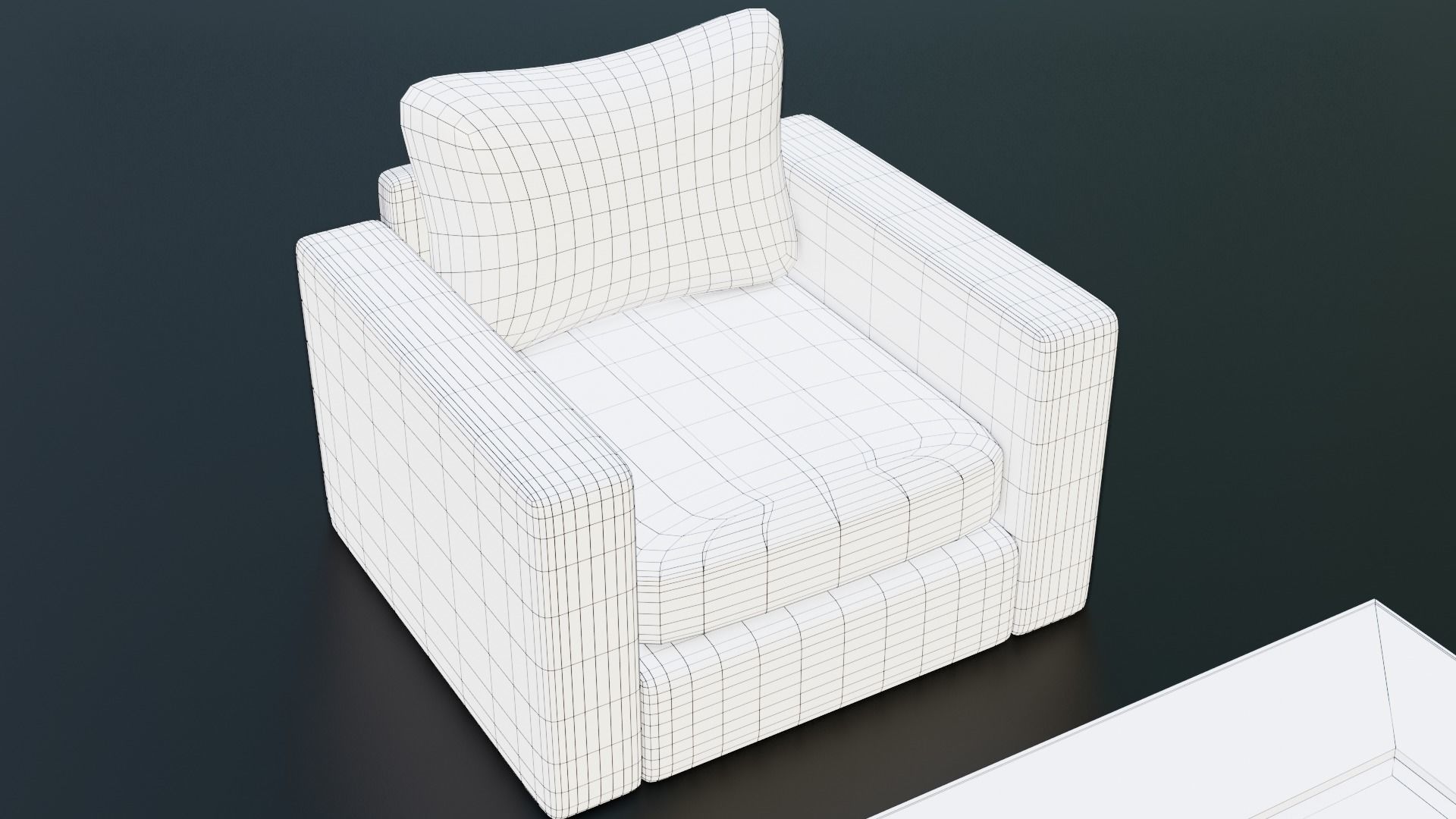 Furniture Pack Low-poly 3D model_35