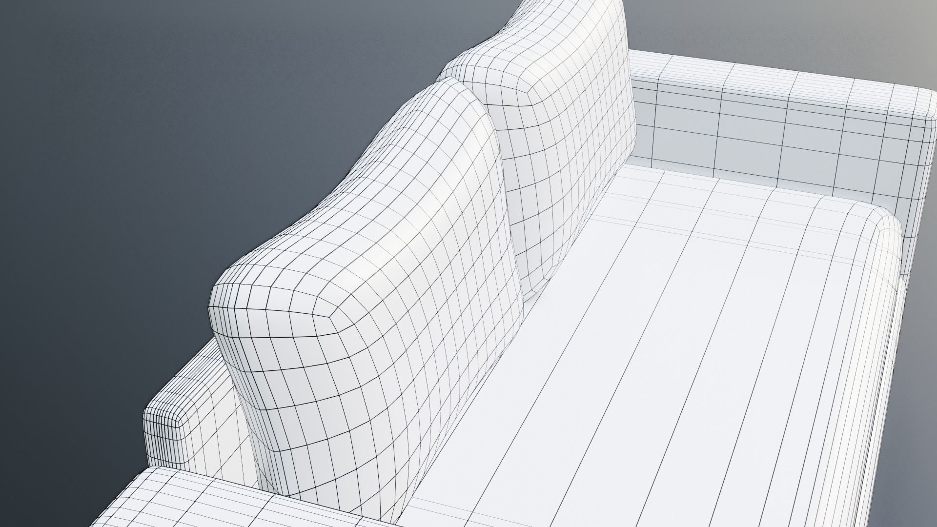 Furniture Pack Low-poly 3D model_31