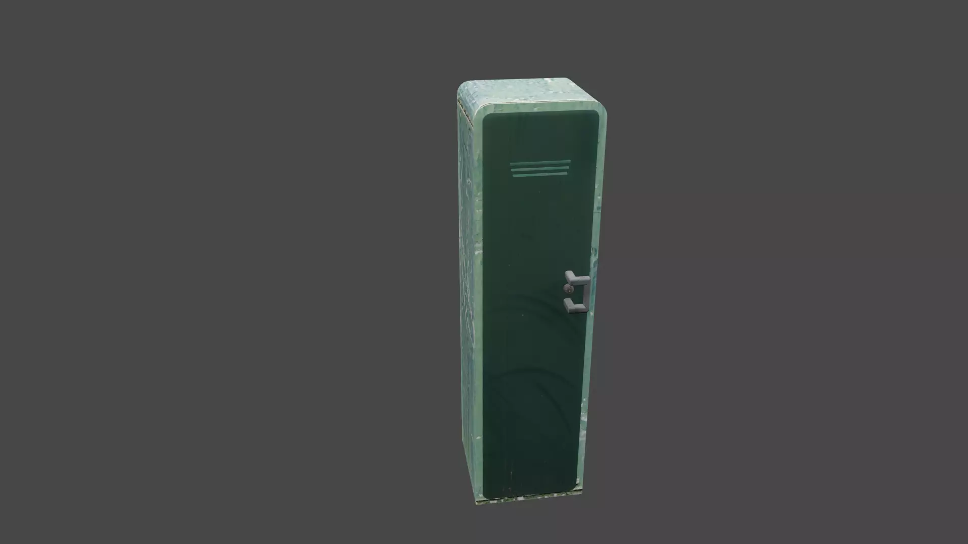 Old Locker Free low-poly 3D model_0