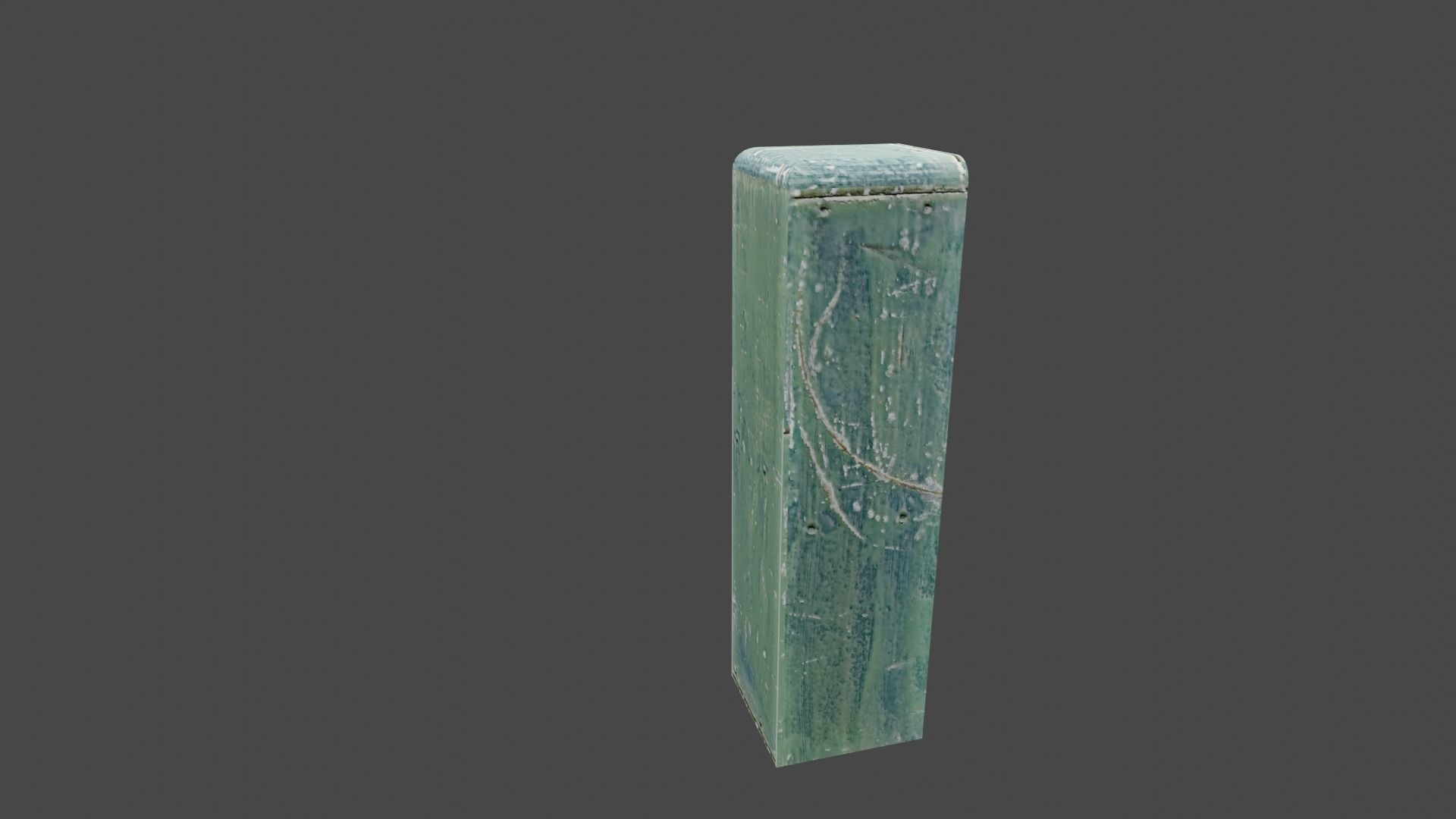 Old Locker Free low-poly 3D model_4