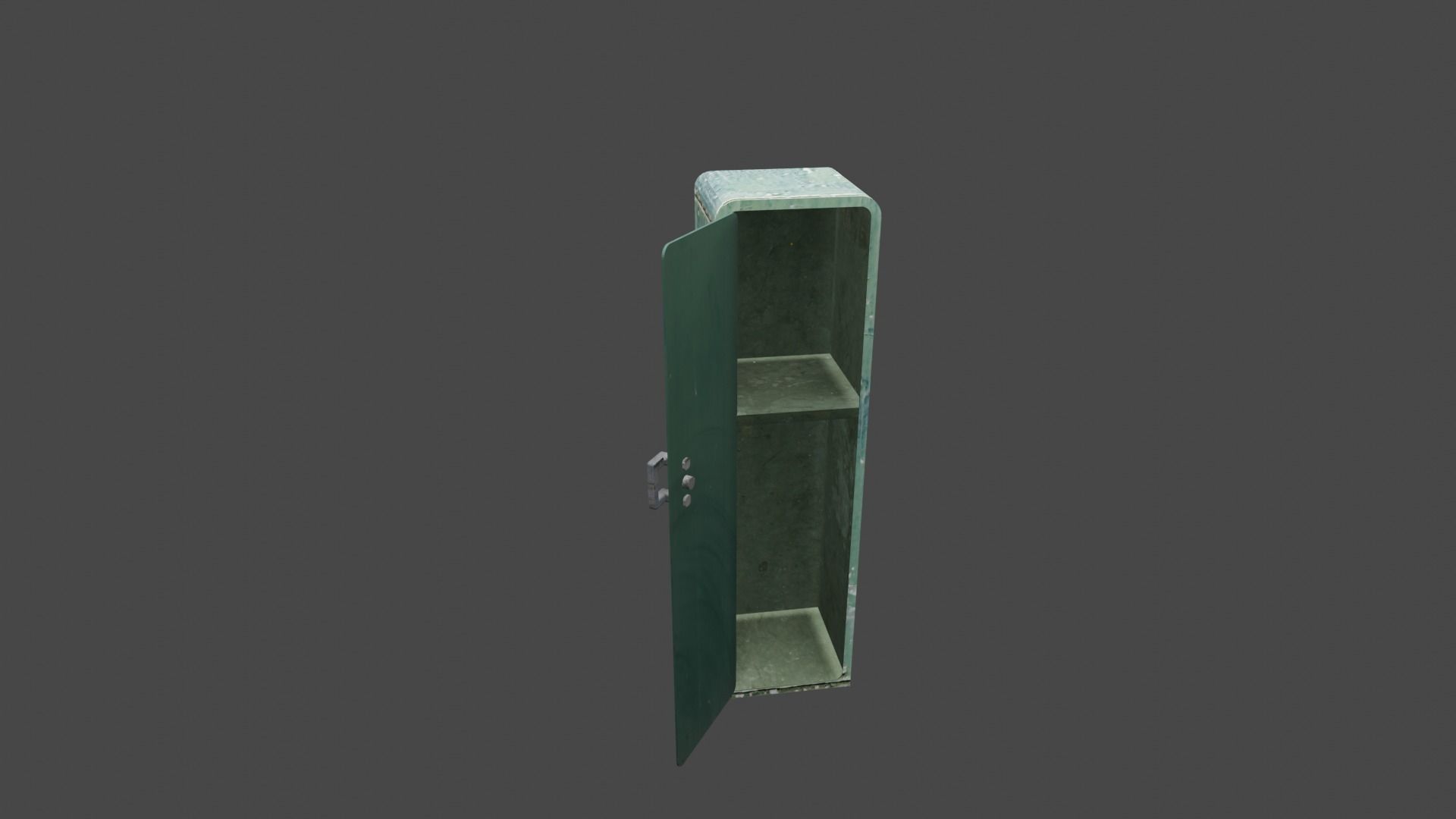 Old Locker Free low-poly 3D model_1