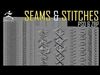 Seams and Stitches ZBrush Alphas and Brush 3D model_1