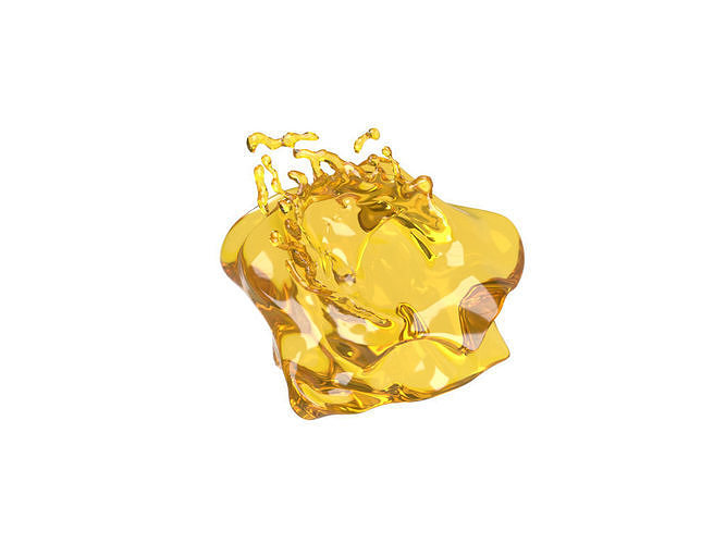 Water splash pack - blender - adobe dimension - png resources 3D model 7