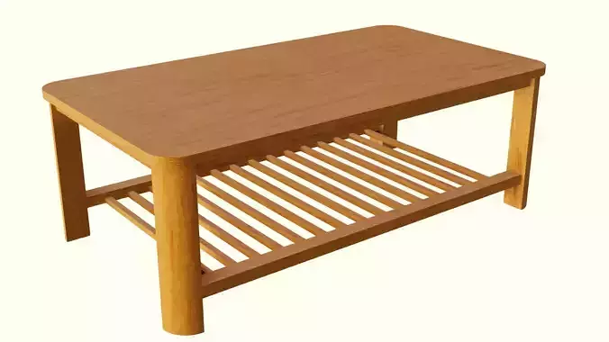 Simple and attractive wooden table 