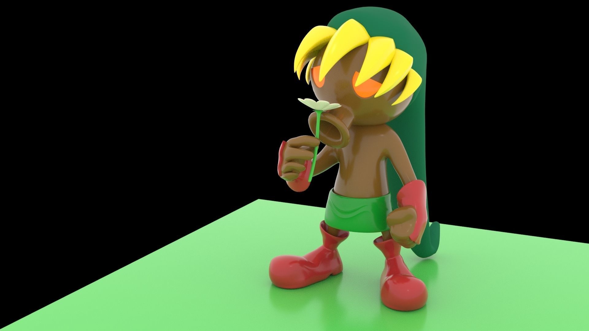 LINK DEKU FIGURINE 3D print model_1
