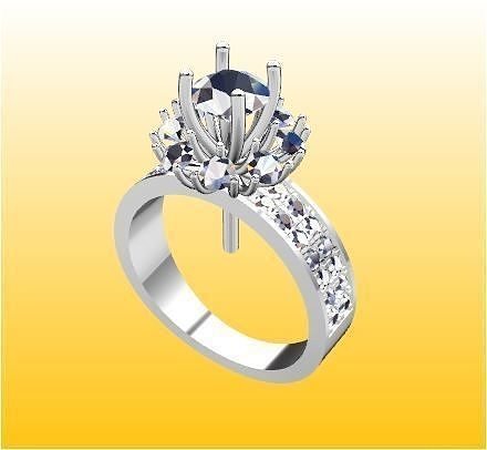 3d jewelry rings 3D print model