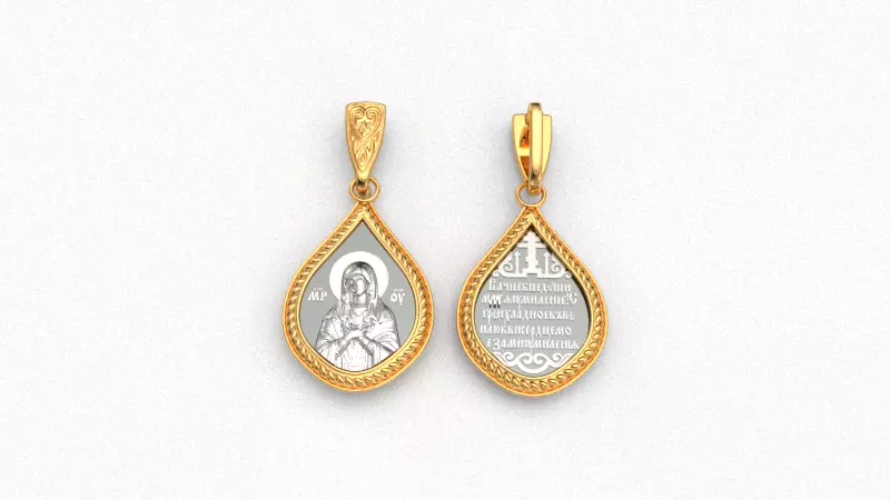 Mary mother of Jesus 3D print model