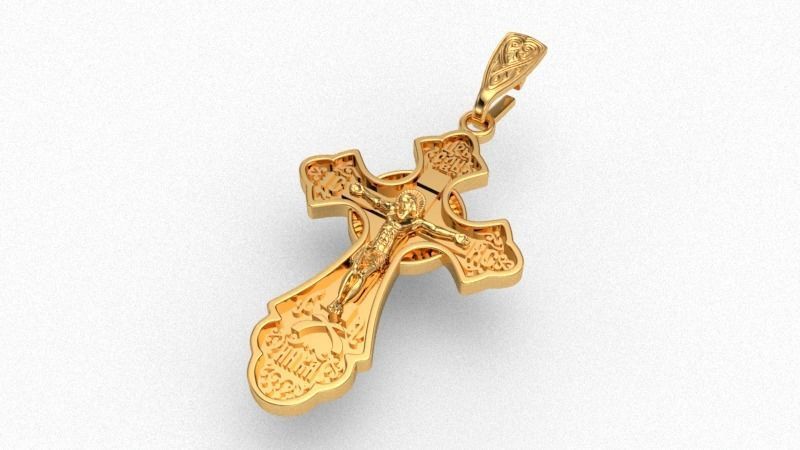 Cross ortodox  3D print model 3D print model_1