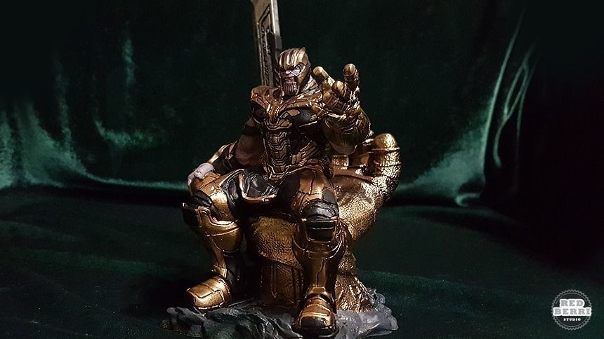 THANOS ON THE THRONE AVENGERS ENDGAME IRONMAN MCU 3D print model_7