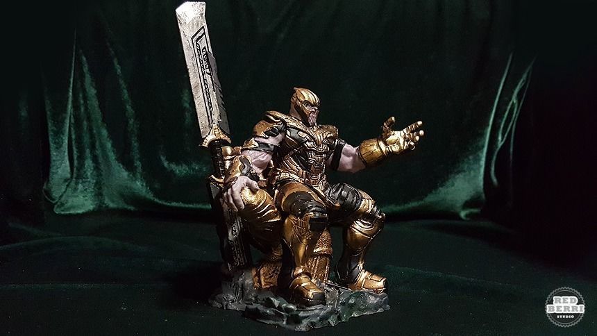 THANOS ON THE THRONE AVENGERS ENDGAME IRONMAN MCU 3D print model_2