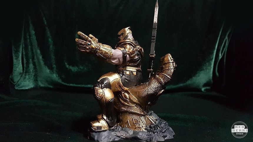 THANOS ON THE THRONE AVENGERS ENDGAME IRONMAN MCU 3D print model_6