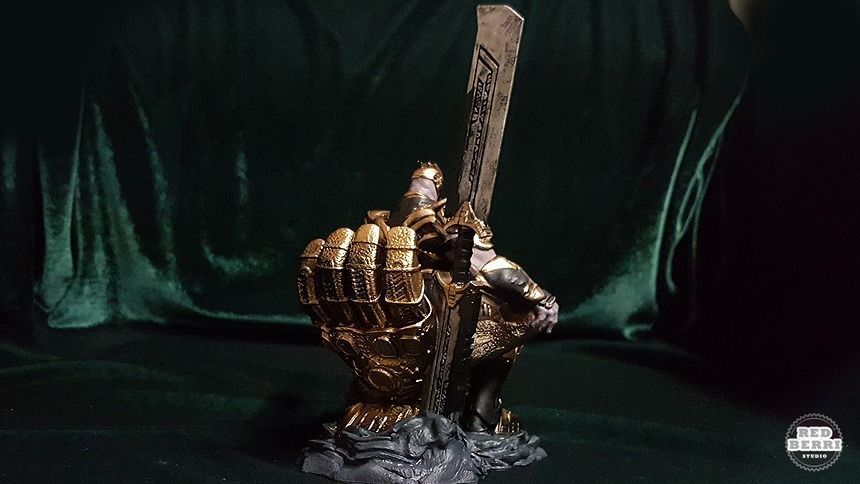 THANOS ON THE THRONE AVENGERS ENDGAME IRONMAN MCU 3D print model_4