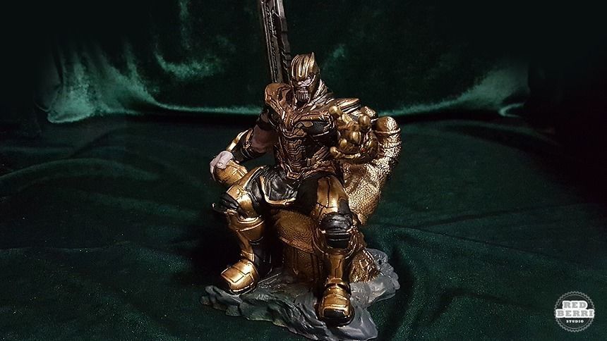 THANOS ON THE THRONE AVENGERS ENDGAME IRONMAN MCU 3D print model_1