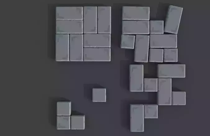 stylized stepping stones