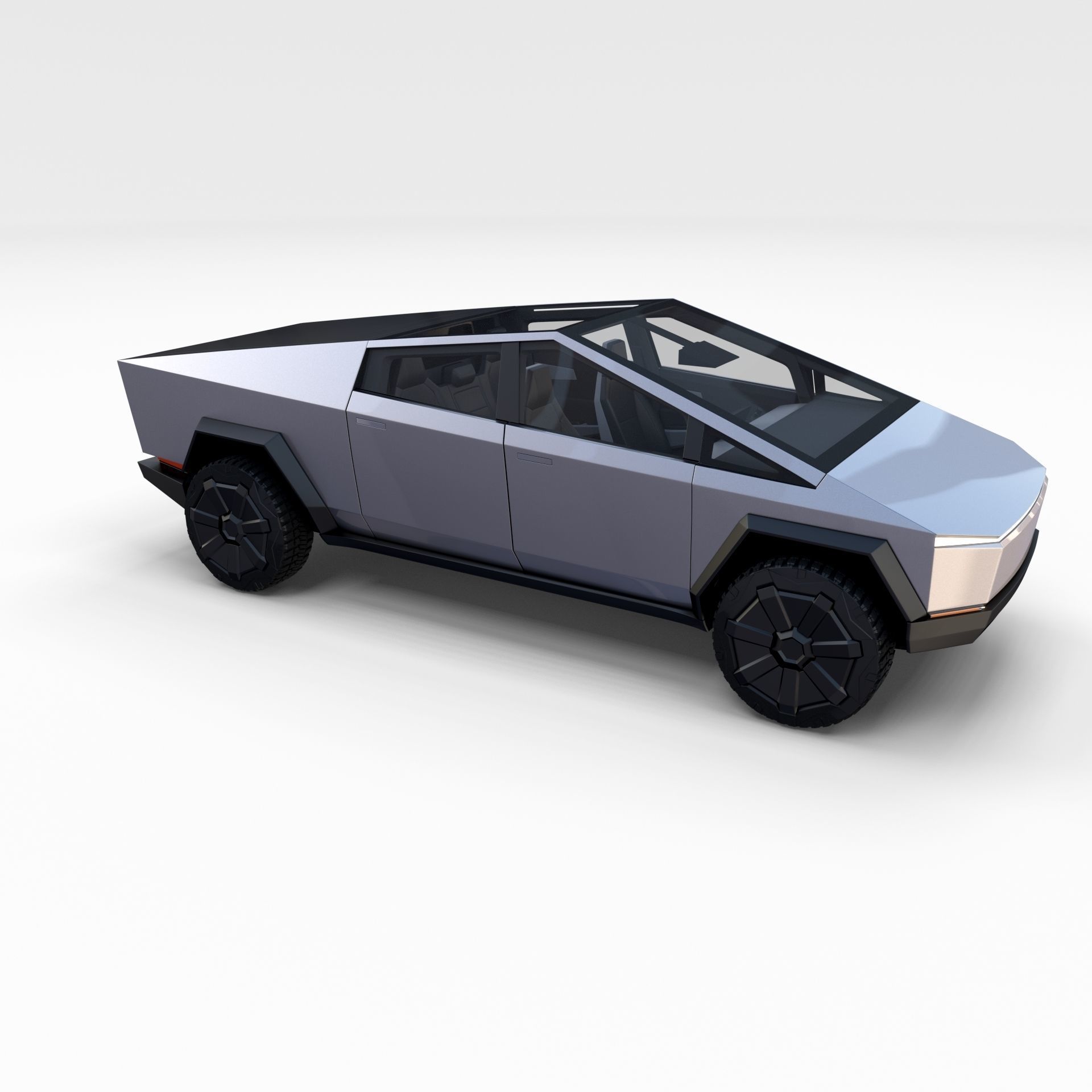 Full Tesla 2020 Vehicle Lineup with interiors and chassis 3D model_85