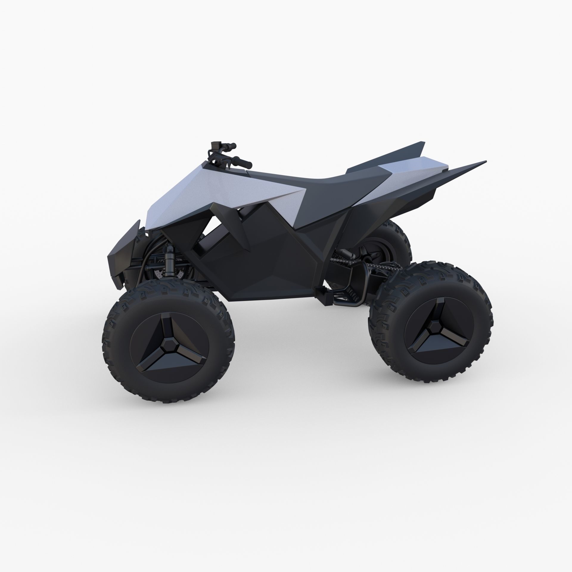 Full Tesla 2020 Vehicle Lineup with interiors and chassis 3D model_88