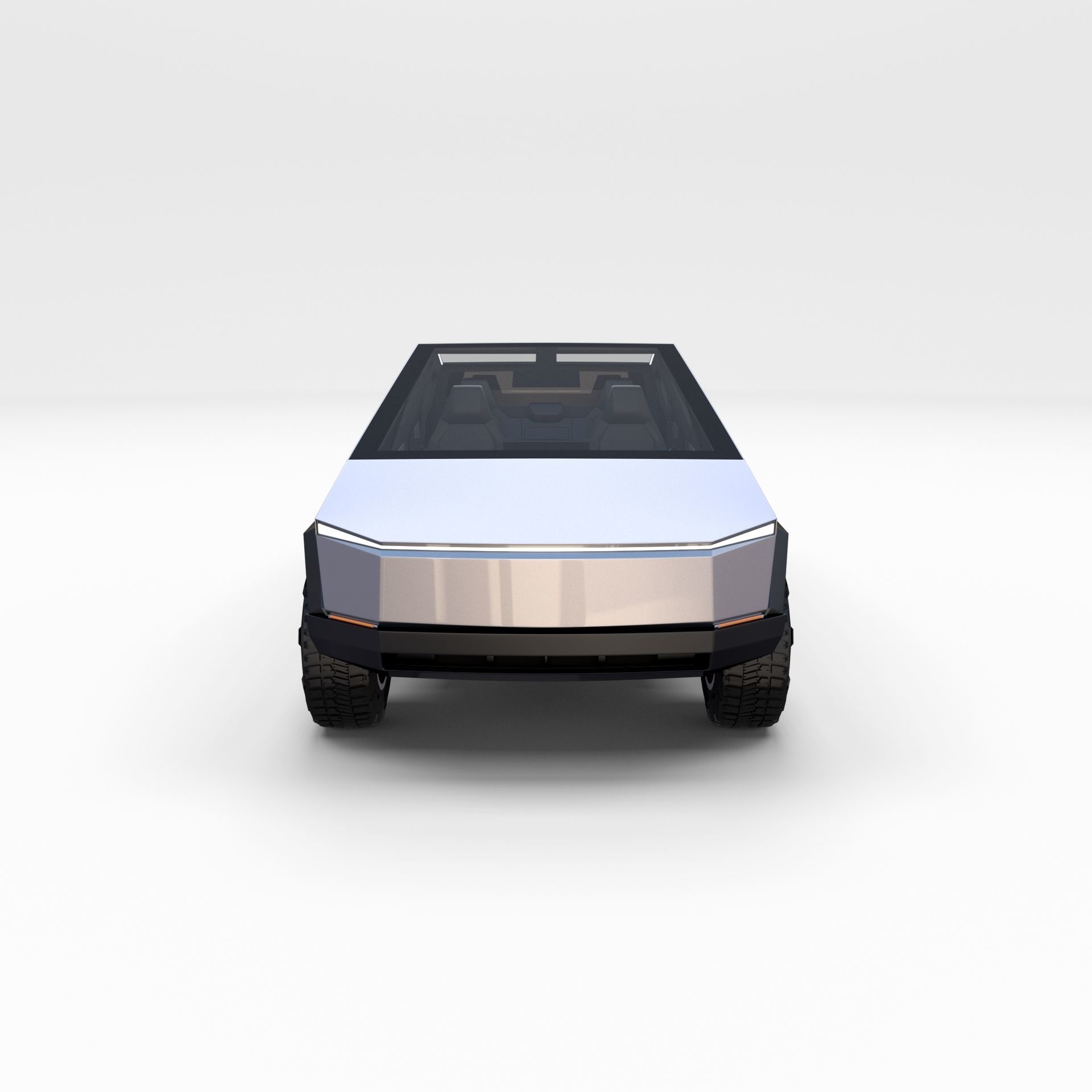 Full Tesla 2020 Vehicle Lineup with interiors and chassis 3D model_93