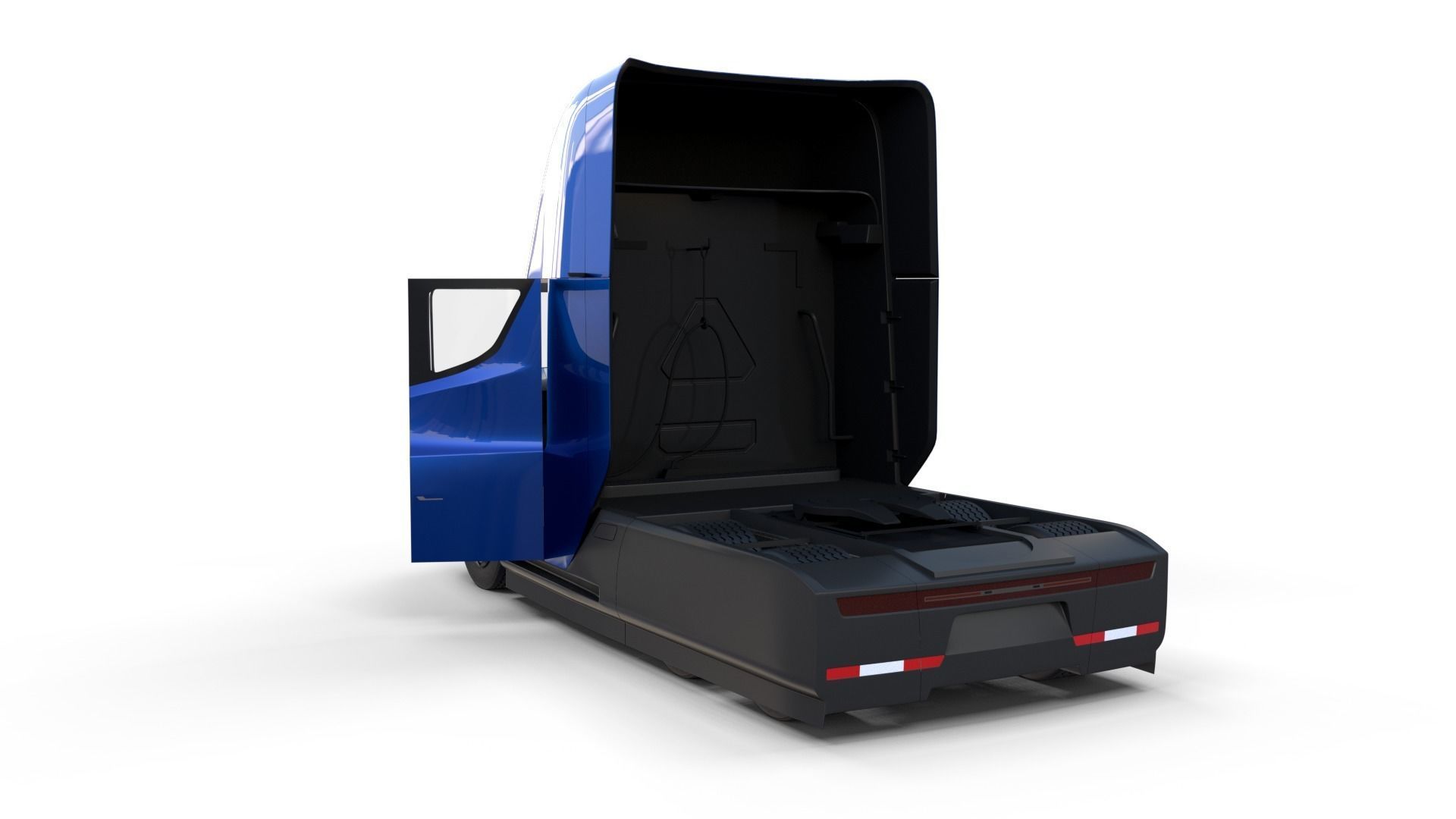 Full Tesla 2020 Vehicle Lineup with interiors and chassis 3D model_58