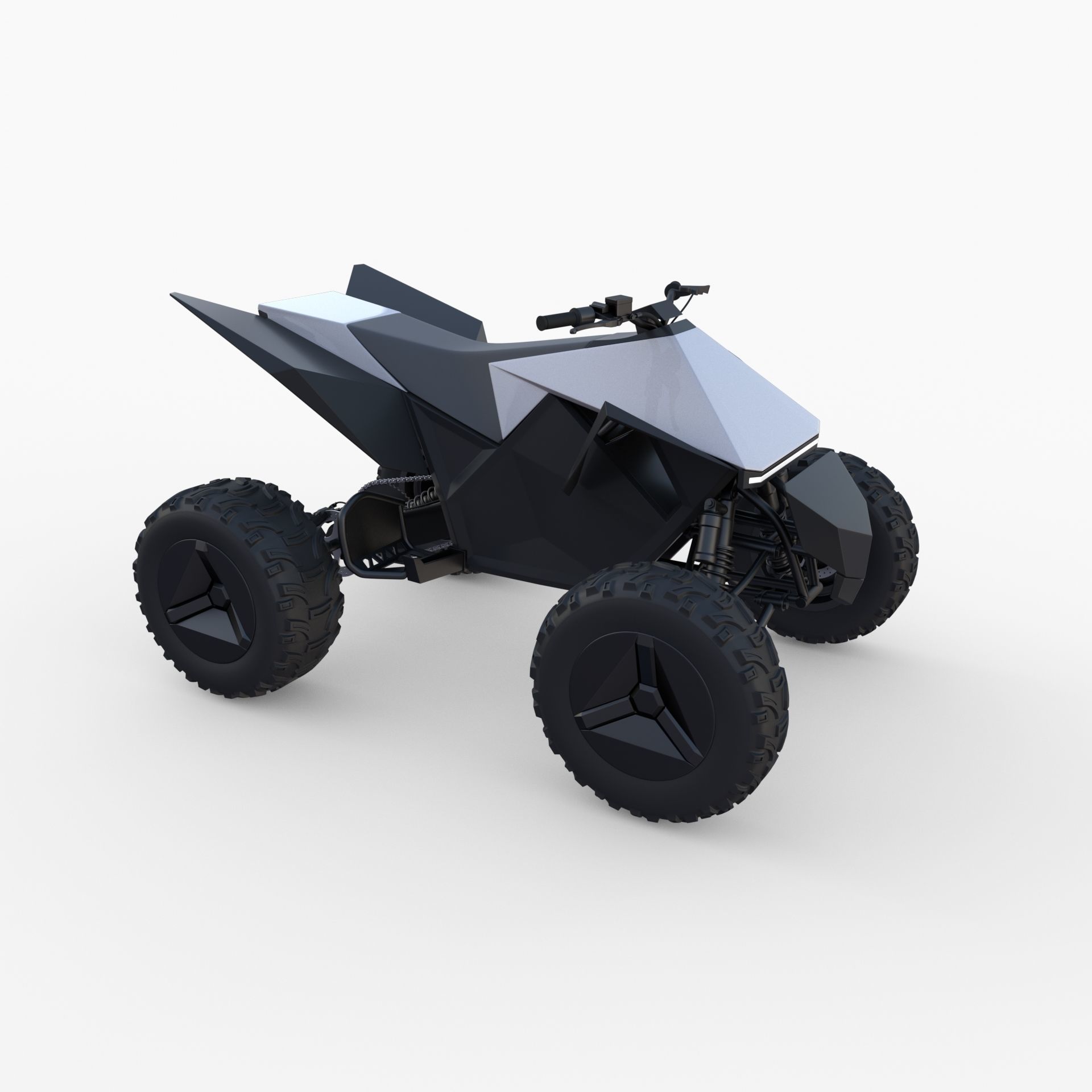 Full Tesla 2020 Vehicle Lineup with interiors and chassis 3D model_89