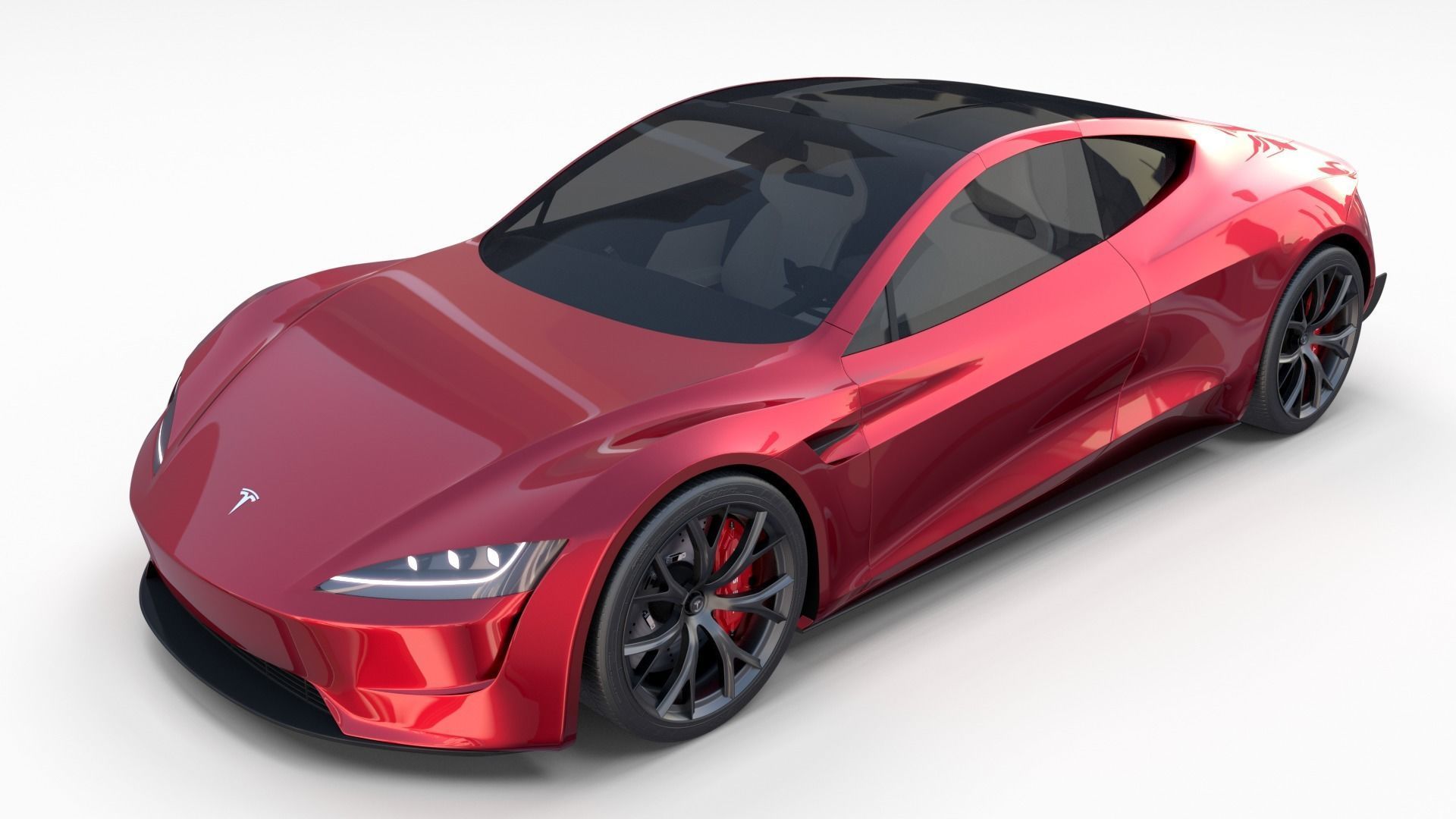 Full Tesla 2020 Vehicle Lineup with interiors and chassis 3D model_24