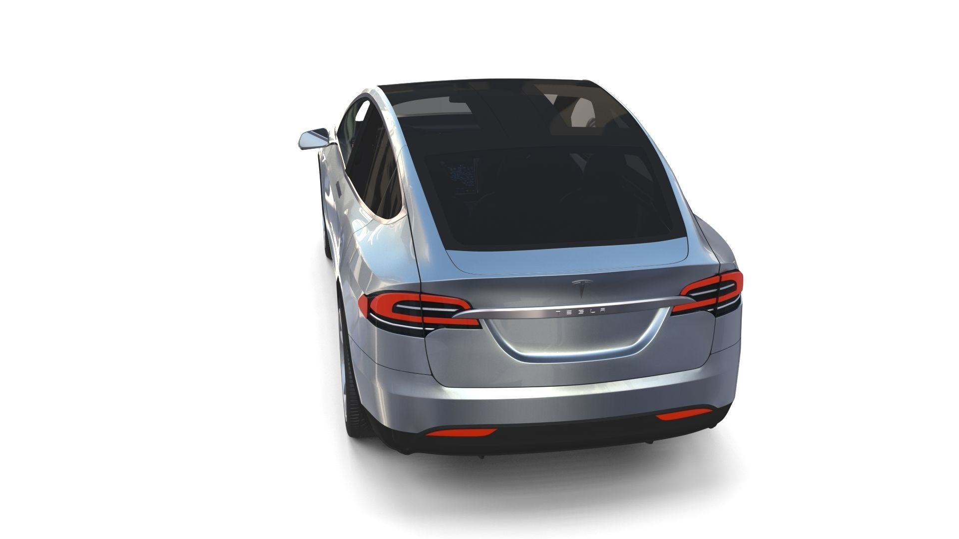 Full Tesla 2020 Vehicle Lineup with interiors and chassis 3D model_77