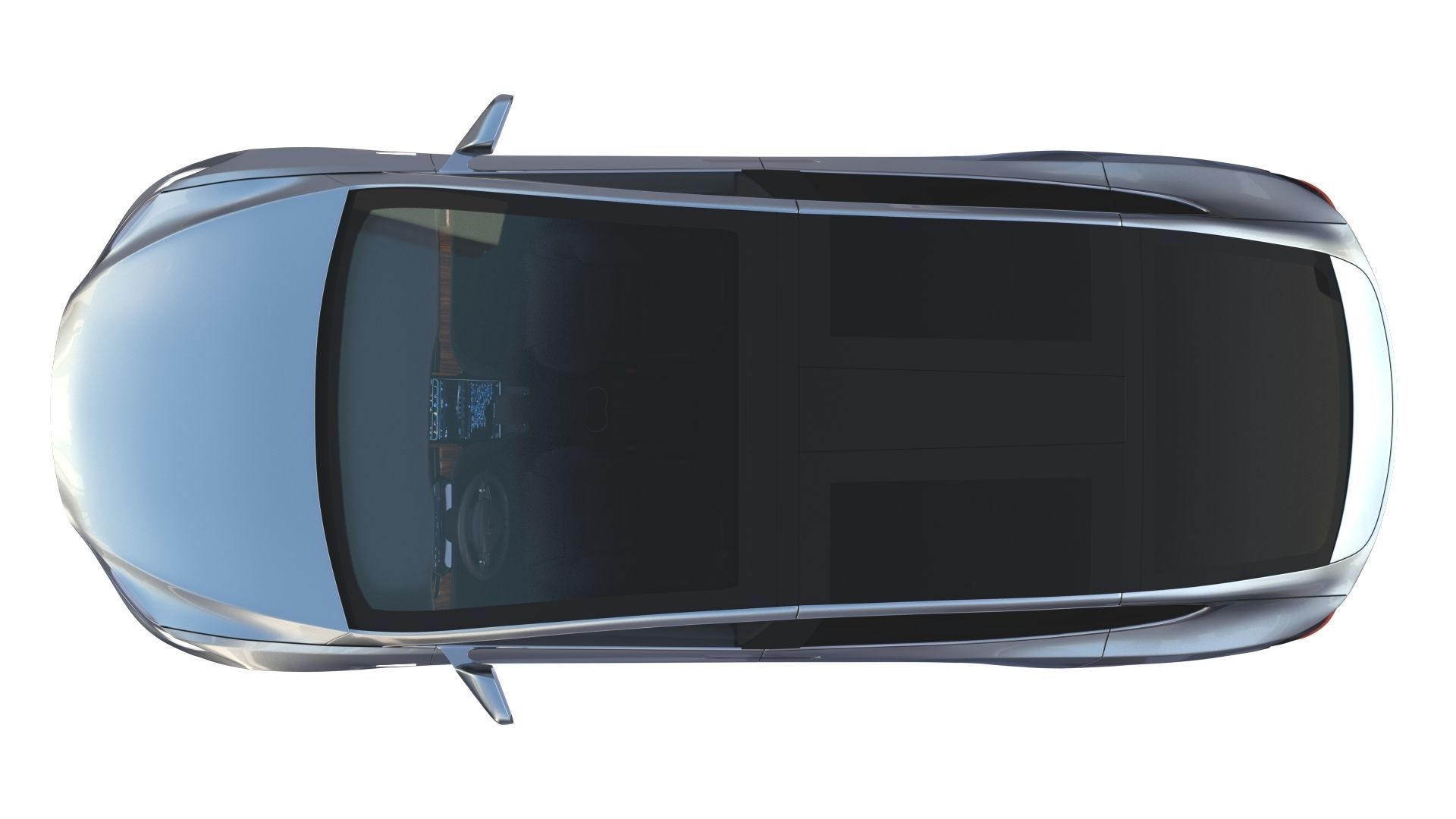Full Tesla 2020 Vehicle Lineup with interiors and chassis 3D model_134