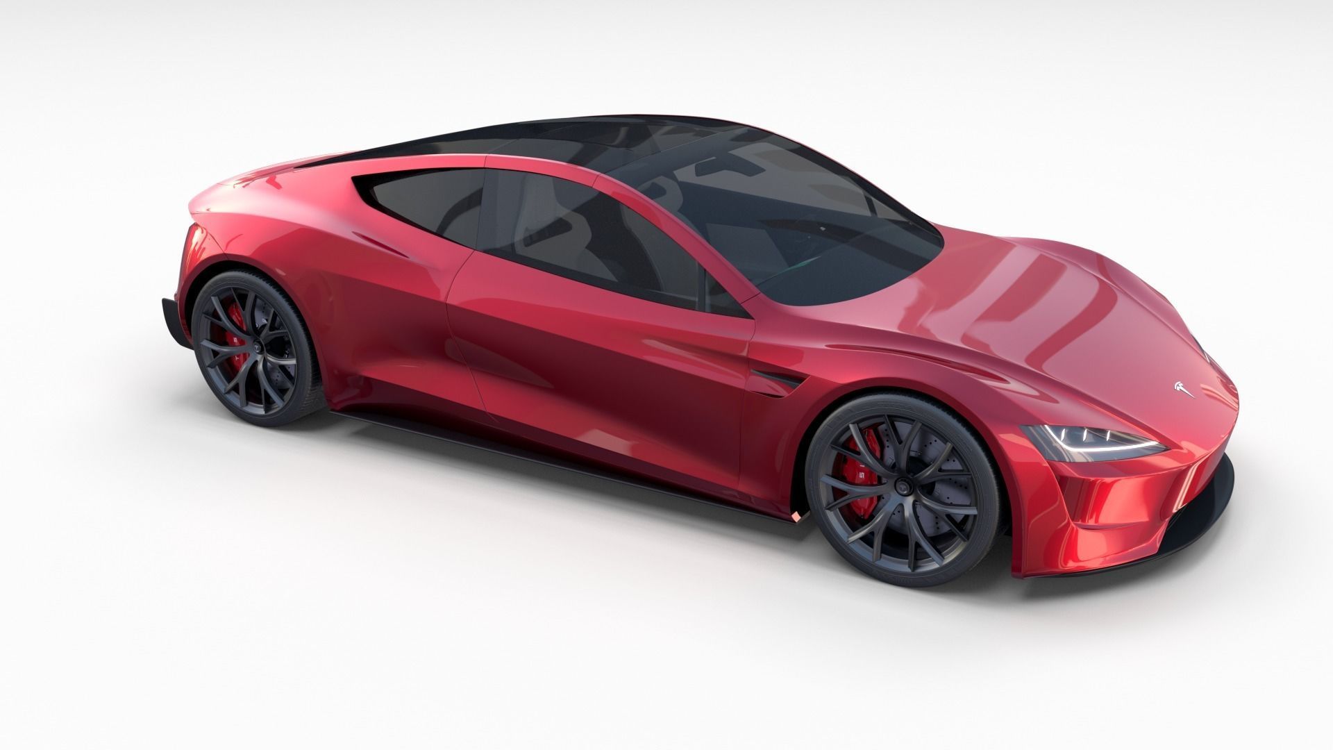 Full Tesla 2020 Vehicle Lineup with interiors and chassis 3D model_23