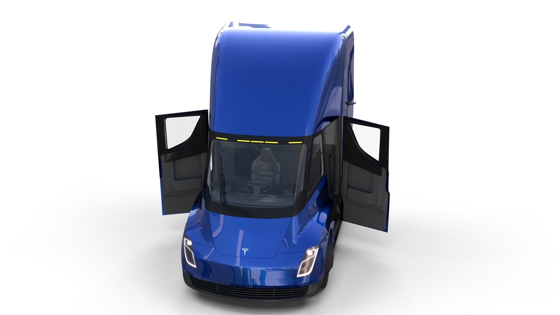 Full Tesla 2020 Vehicle Lineup with interiors and chassis 3D model_59