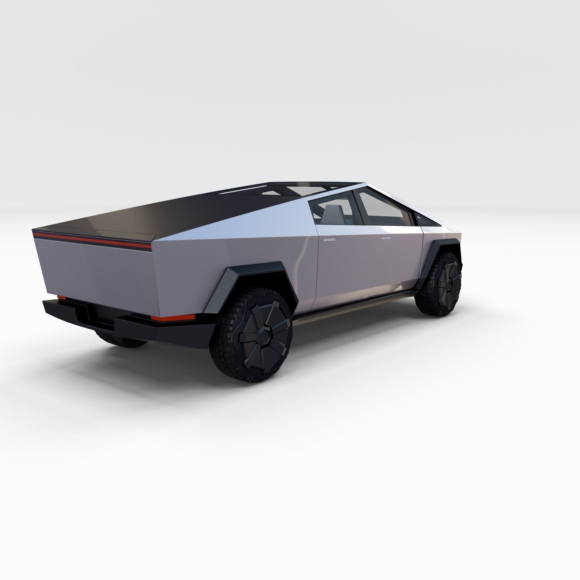 Full Tesla 2020 Vehicle Lineup with interiors and chassis 3D model_94