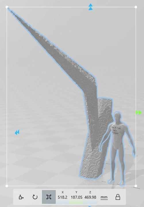 2010 Predators Crucifixion Spike 3D print model_5