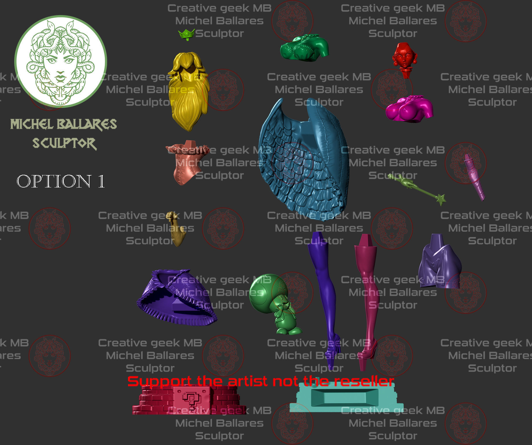 Princess Peach by Creative Geek MB 3D print model_2