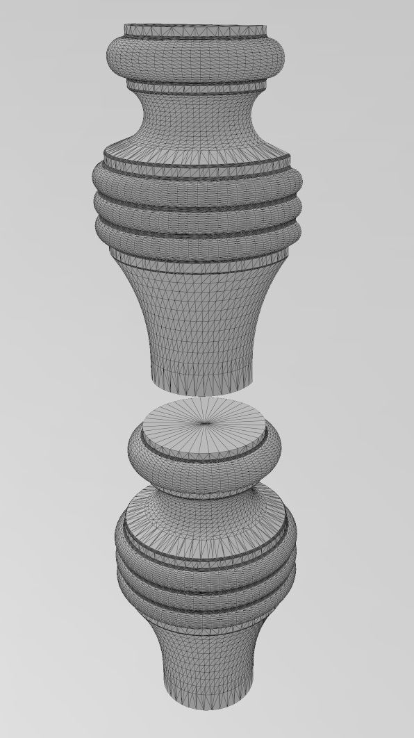 Country French  Foot 3D print model_8