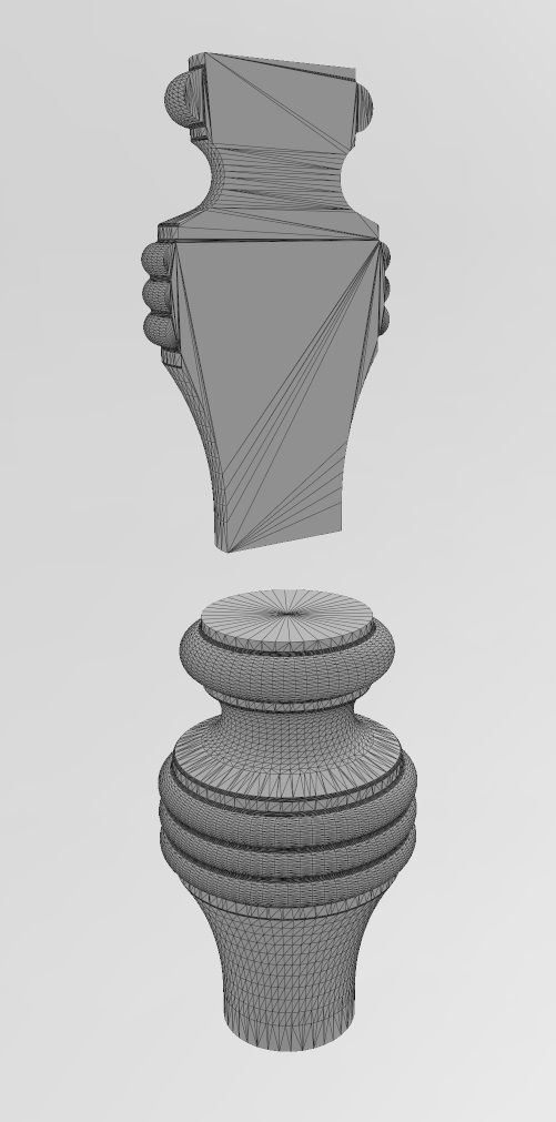 Country French  Foot 3D print model_9