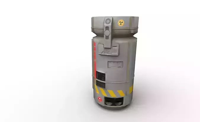 Sci-Fi Container PBR Low poly 