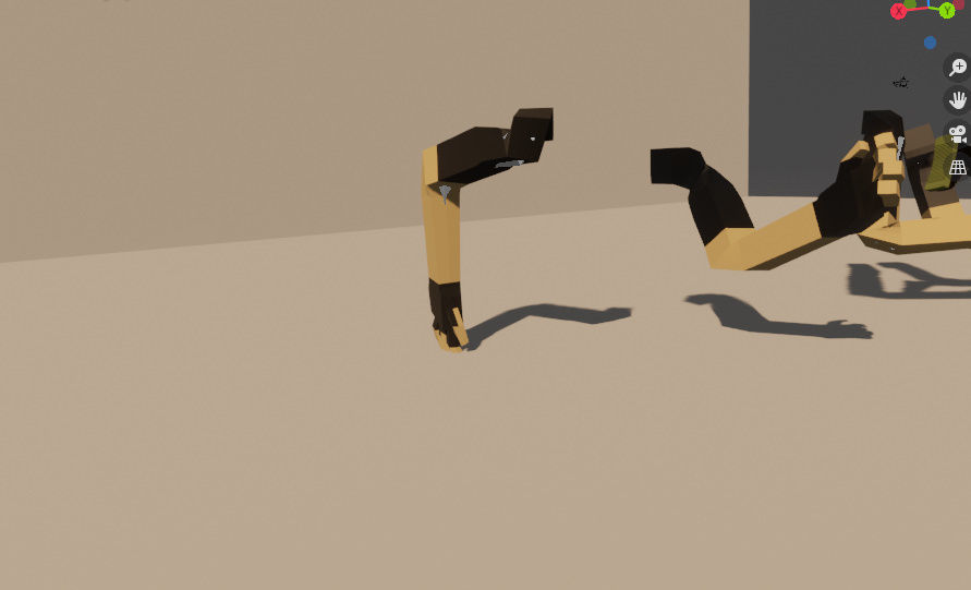 Fps Animated Character With Gun Low-poly 3D model_6