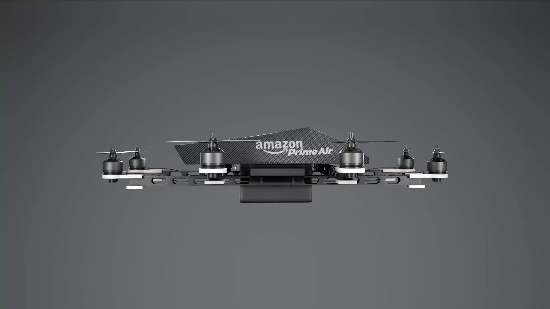 Drone with four propellers 3D model_0