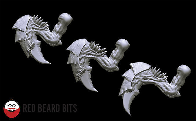 Xenoteras Burrowing Talons 3D print model