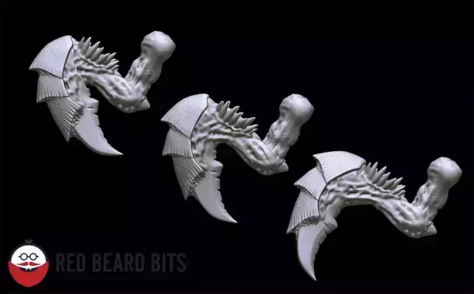 Xenoteras Burrowing Talons 3D print model