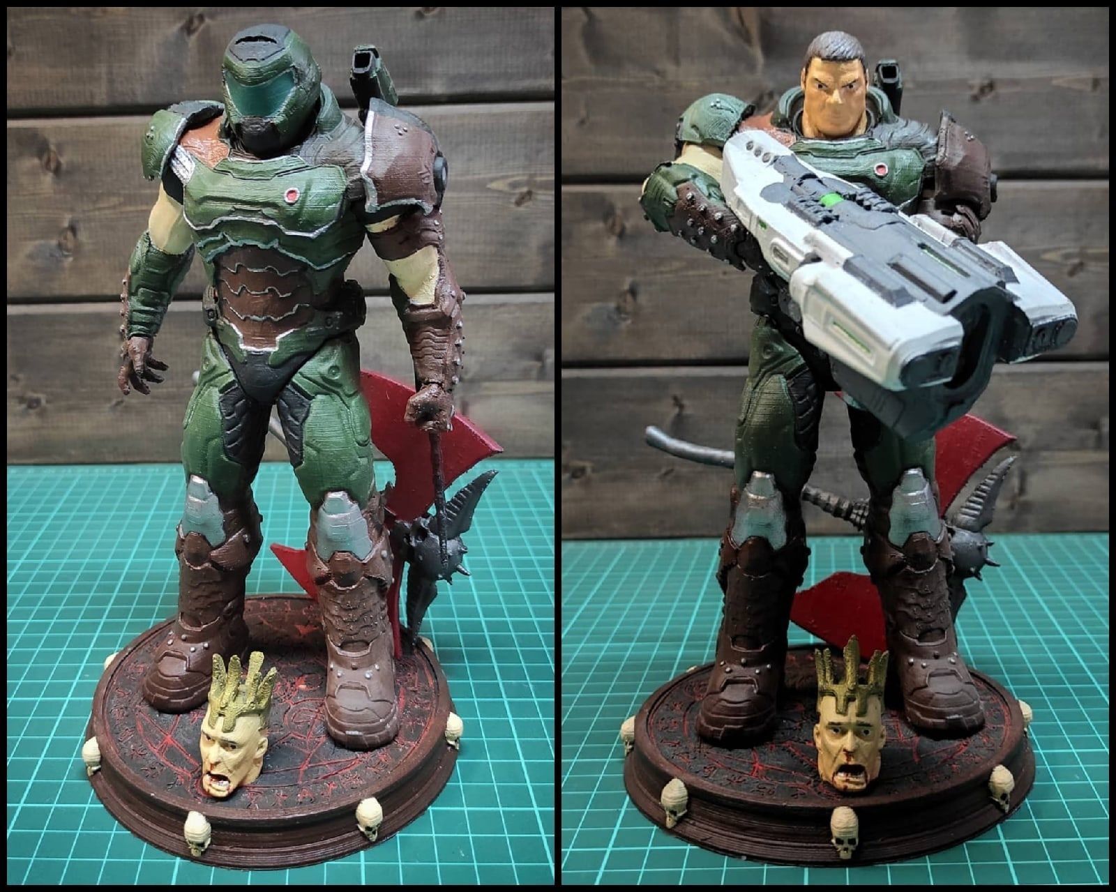 DOOM SLAYER WHITH BGF 3D print model_3