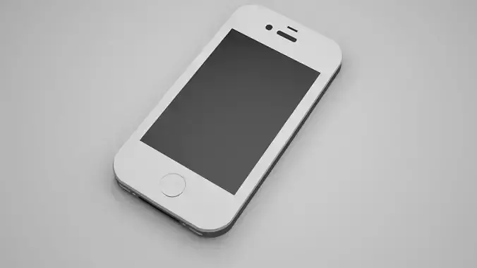 iPhone 4S Low-poly 3D model