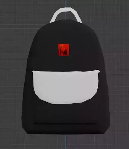 simple backpack with Moons logo