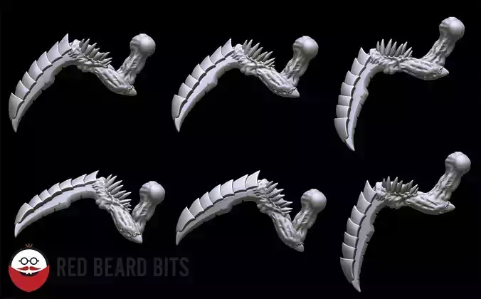 Xenoteras Standard talons 3D print model