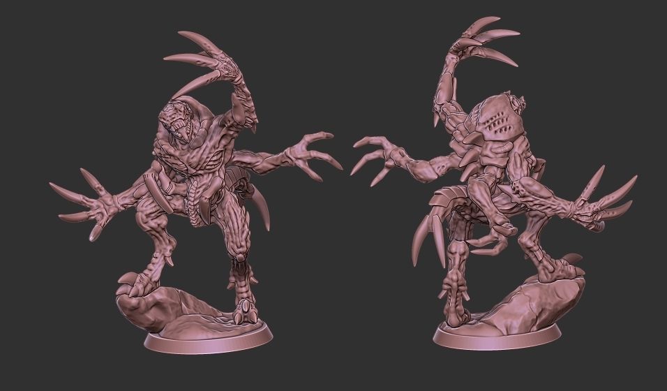 Xenoteras Leader of the Brood 3D print model_2