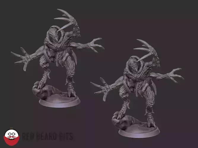 Xenoteras Leader of the Brood 3D print model