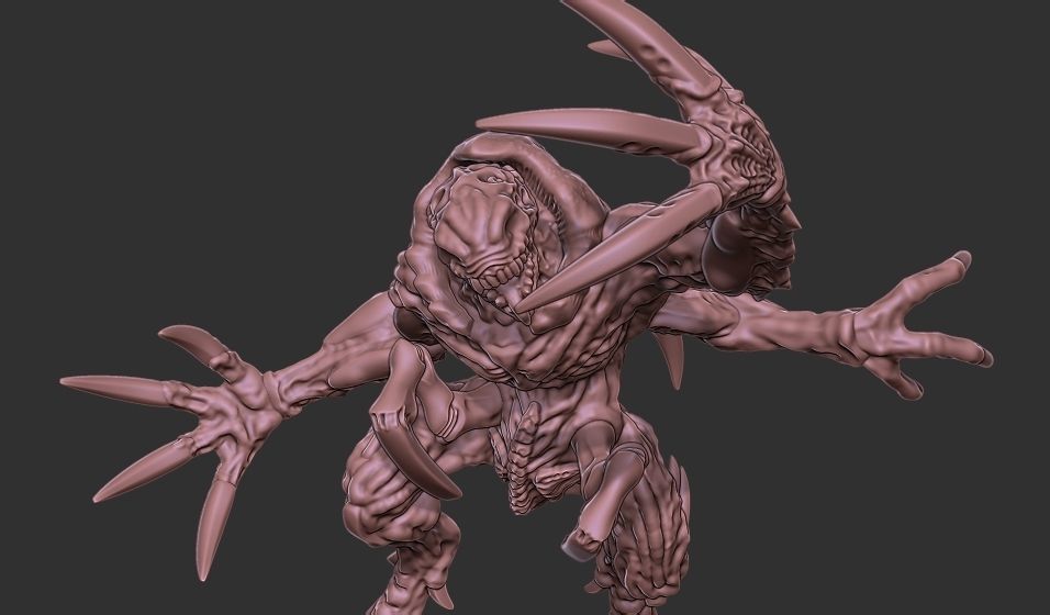Xenoteras Leader of the Brood 3D print model_4